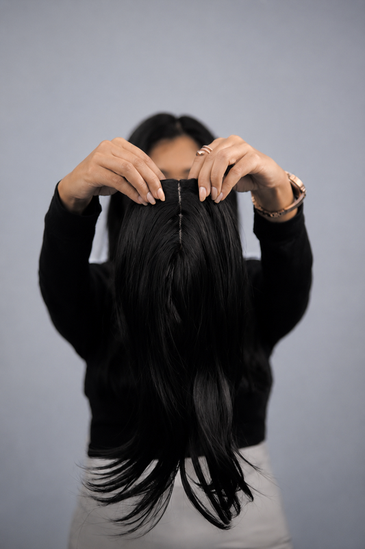 3.5×4 (4-clip) Scalp Topper &  Side Patch Combo Set