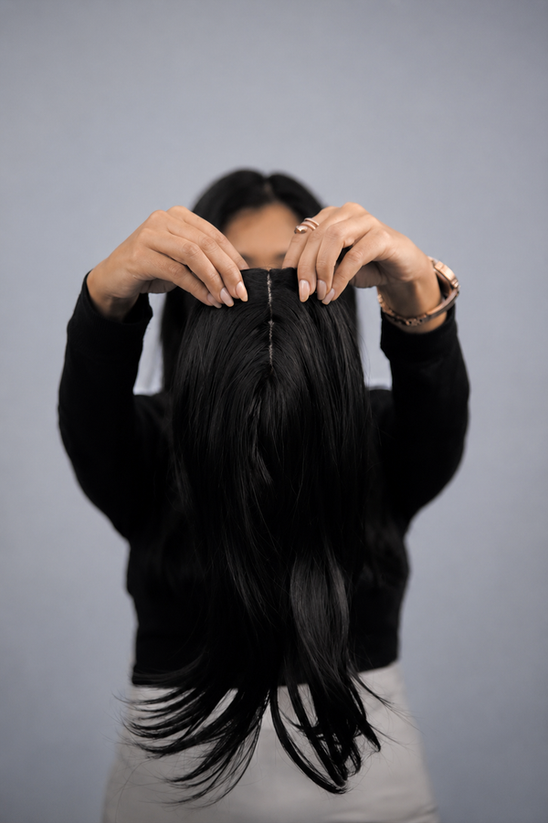 3.5×4 (4-clip) Scalp Topper &  Side Patch Combo Set