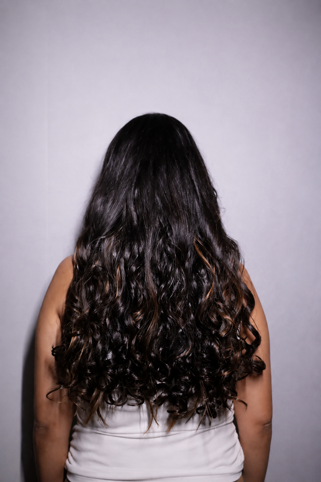 Highlighted Curly Volumizer & Highlighted Straight Pony Combo Set