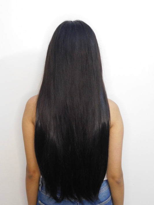 Black Straight Volumizers ( Set of 3 )